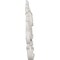 Ekena Millwork 5 3/4"W x 6 1/2"H x 5/8"P Flower Drop Onlay ONL05X06X01FL - alternate 4